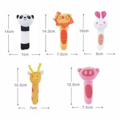 Mainan Edukasi Tangan Bayi RattleToy Stick Sound Stimulasi