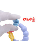 Mainan Rattle Genggaman Gigitan Bayi Dengan Teether