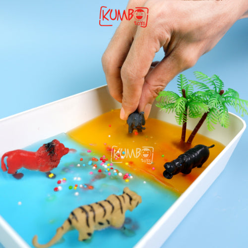 Saving Animal Edible Sensory Play Mainan Montessori Untuk Bayi