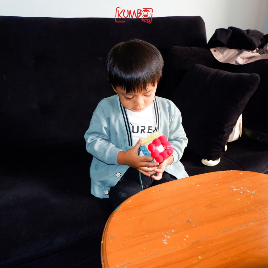 Mainan Montessori Sensory Cube Sensory Play Mengenal Tekstur