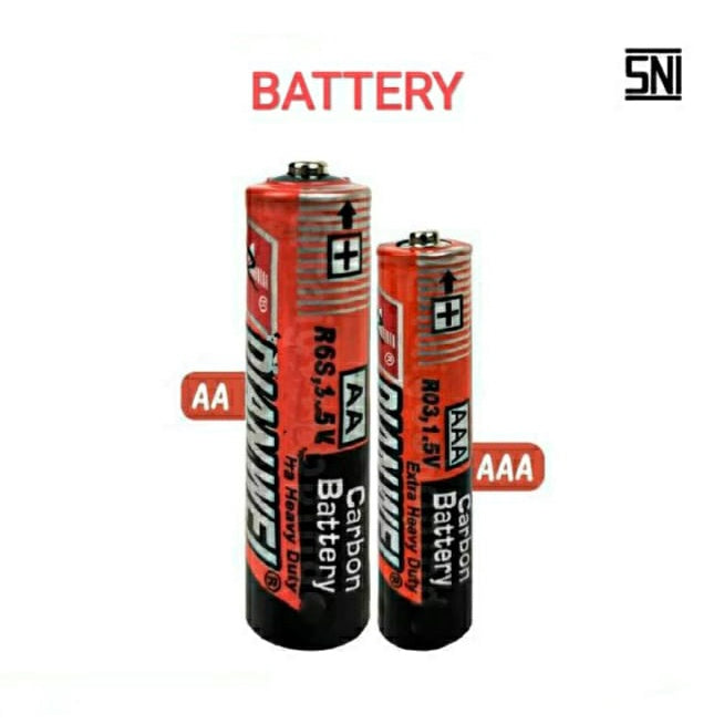 Baterai AA / AAA Mainan Batre A2 / A3 Batrey Battery Dianwei Murah A3 UM- 3 R6P 1.5V