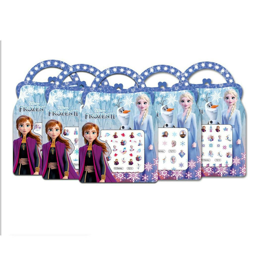 Stiker Kuku Anak Perempuan Karakter Sticker Nail Art Motif Princess Disney