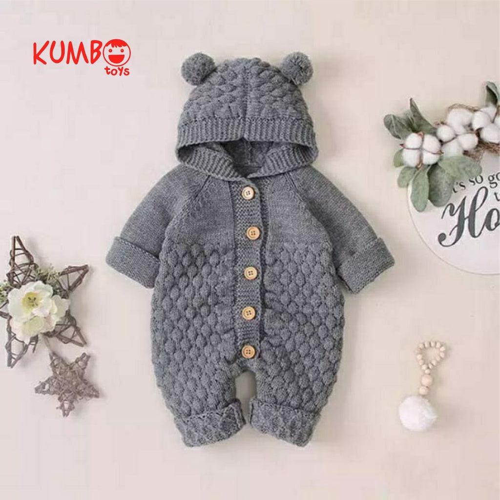 KIDS Rajut Anak Bayi Lucu 0-12 bln UNISEX/Baju kodok/Jumper bayi perempuan/Jumper bayi laki-laki