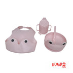 Hampers perlengkapan makan bayi,Set Alat Makan MPASI Bayi Slaber, Mangkuk, Mug, Sendok BPA Free IKEA Mata