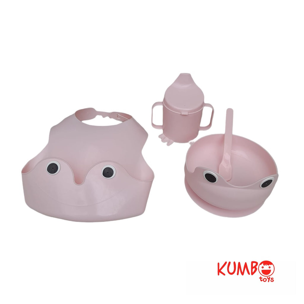 Hampers perlengkapan makan bayi,Set Alat Makan MPASI Bayi Slaber, Mangkuk, Mug, Sendok BPA Free IKEA Mata