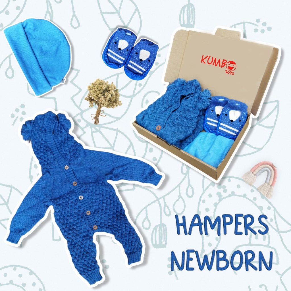 Hampers Kado baby bayi perlengkapan pakaian jumper sepatu topi bayi newborn baru lahir perempuan laki laki