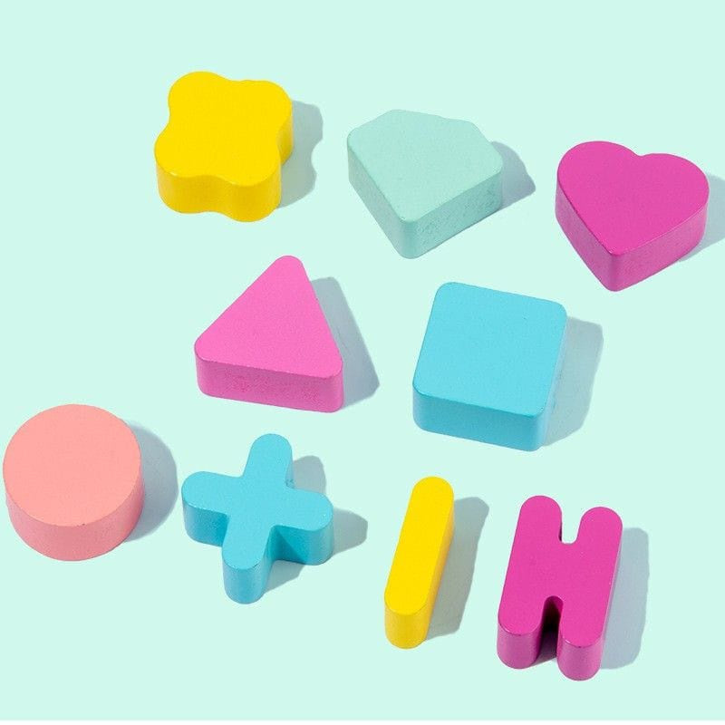 Mainan Edukasi Anak 5 In 1 Fishing Puzzle Game Wooden Puzzle Fishing Log Board