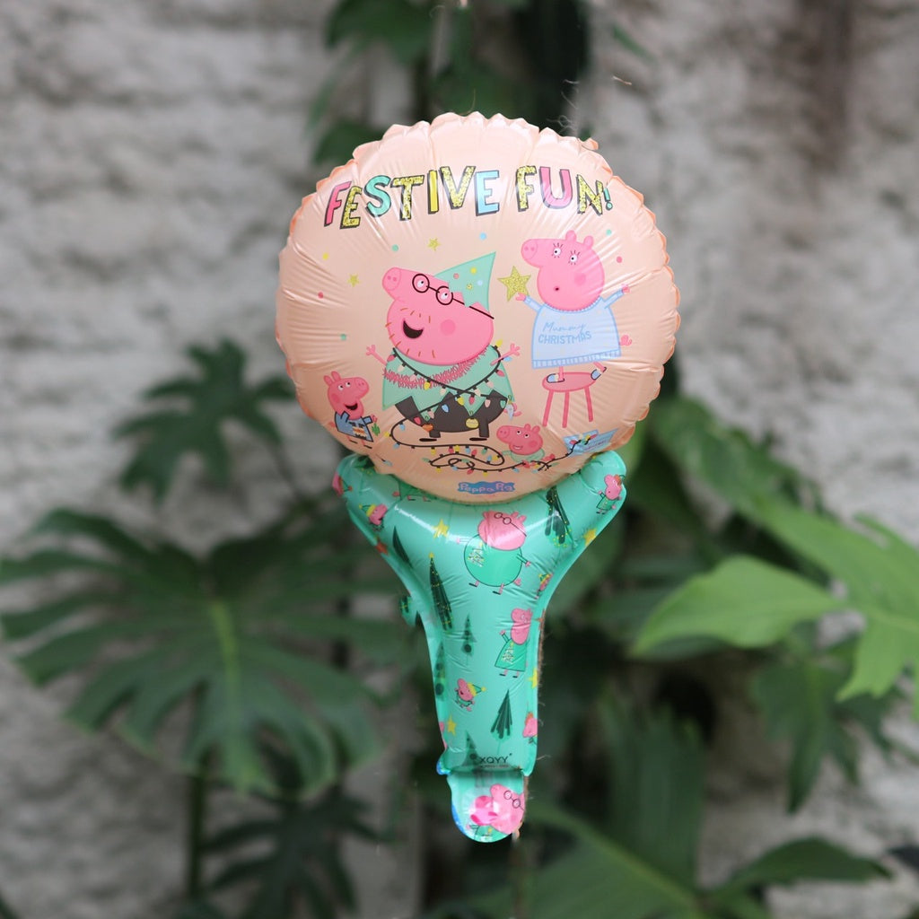 Mainan Anak Balon Foil Tongkat Karakter Kartun Pentungan Pesta Lucu