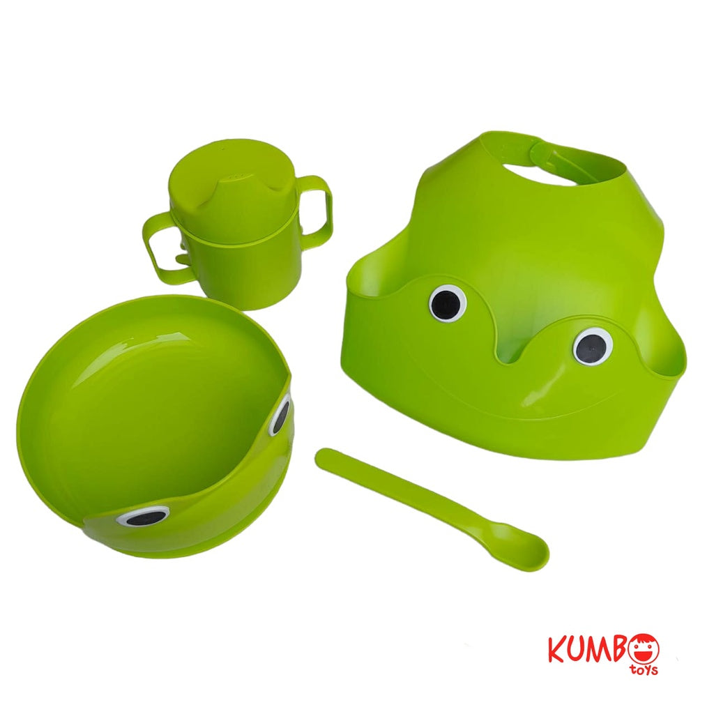 Hampers perlengkapan makan bayi,Set Alat Makan MPASI Bayi Slaber, Mangkuk, Mug, Sendok BPA Free IKEA Mata