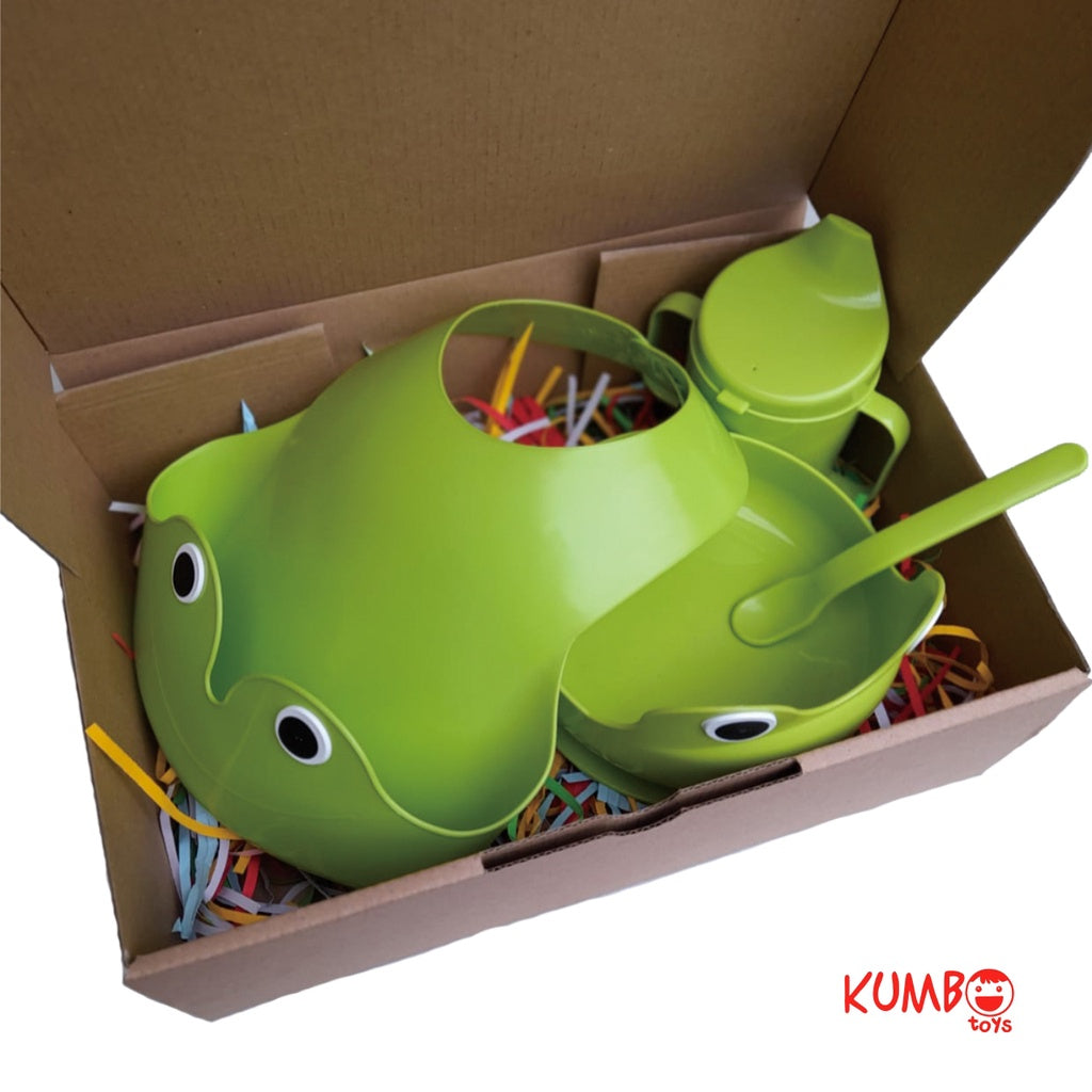 Hampers perlengkapan makan bayi,Set Alat Makan MPASI Bayi Slaber, Mangkuk, Mug, Sendok BPA Free IKEA Mata