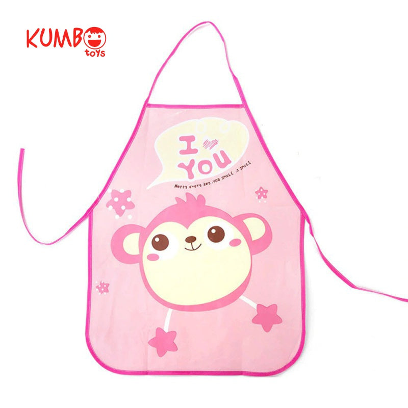 Celemek Anak Apron Masak dan Melukis Celemek Karakter Lucu