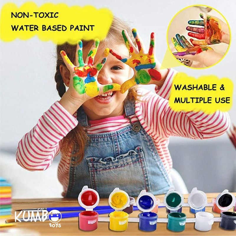 Mainan Anak DIY Paint Gypsum Mewarnai Patung