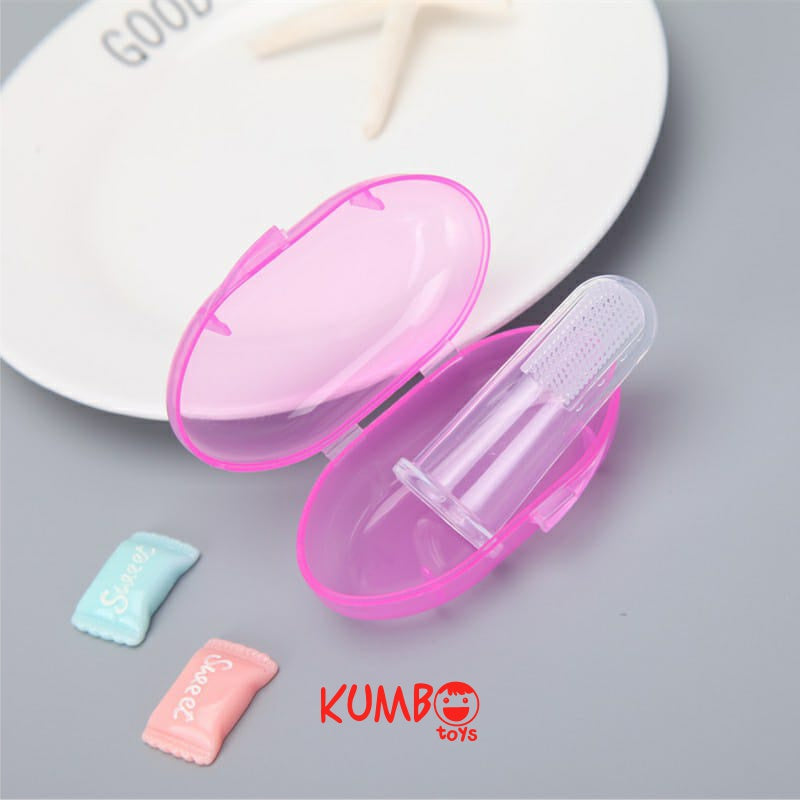 Sikat Gigi Anak Bentuk U Sikat Gigi Silikon Jari Bayi