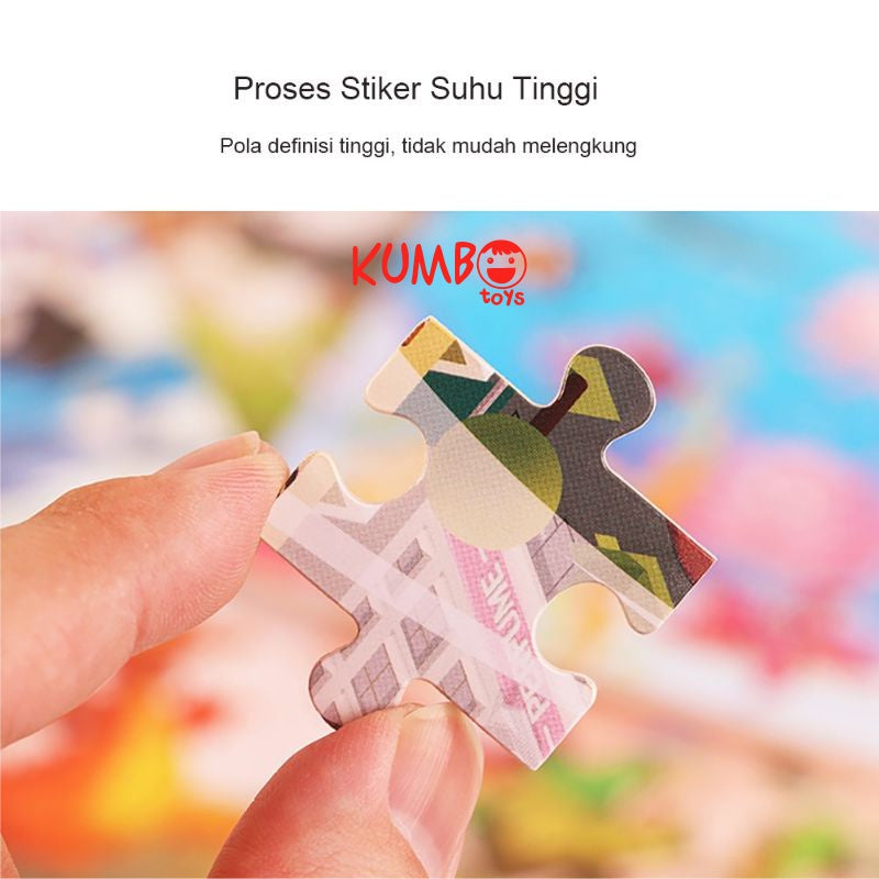Mainan Edukasi Puzzle Jigsaw Besar Puzzle Kayu Anak
