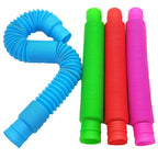 Mainan POP LIGHT LED | SELANG NYALA | PIPA NYALA FIDGET TUBES SENSORY TOYS