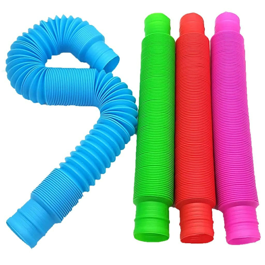 Mainan POP LIGHT LED | SELANG NYALA | PIPA NYALA FIDGET TUBES SENSORY TOYS