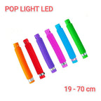 Mainan POP LIGHT LED | SELANG NYALA | PIPA NYALA FIDGET TUBES SENSORY TOYS