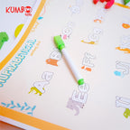 Wipe And Clean Poster Ukuran A3 Belajar Menulis Anak