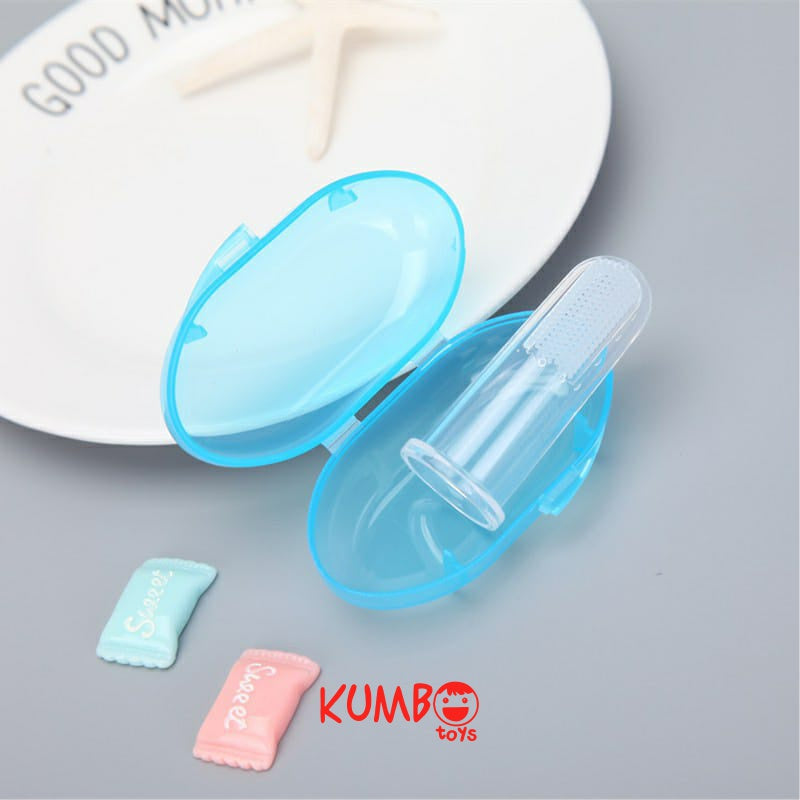 Sikat Gigi Anak Bentuk U Sikat Gigi Silikon Jari Bayi