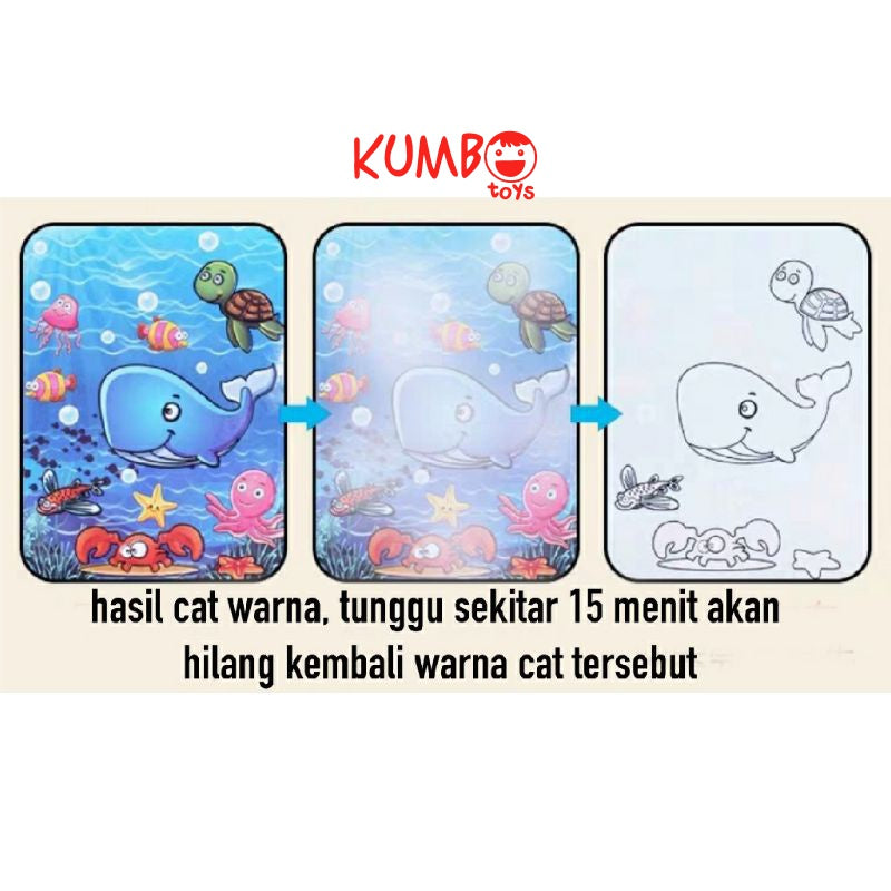 Mainan Edukasi Anak Magical Waterbook
