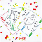Aktivitas Menempel Tekstur pada Gambar Worksheet Activity Kids Worksheet Sensory Play PAUD / TK