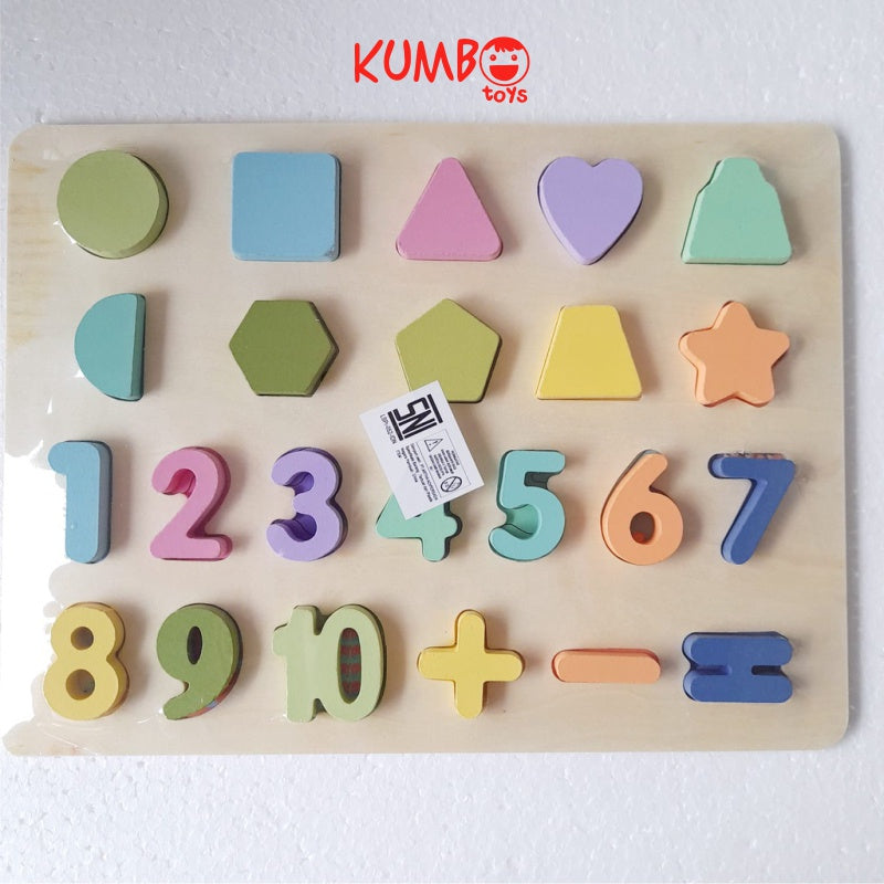 Mainan Edukasi Anak Puzzle 3D Huruf dan Angka