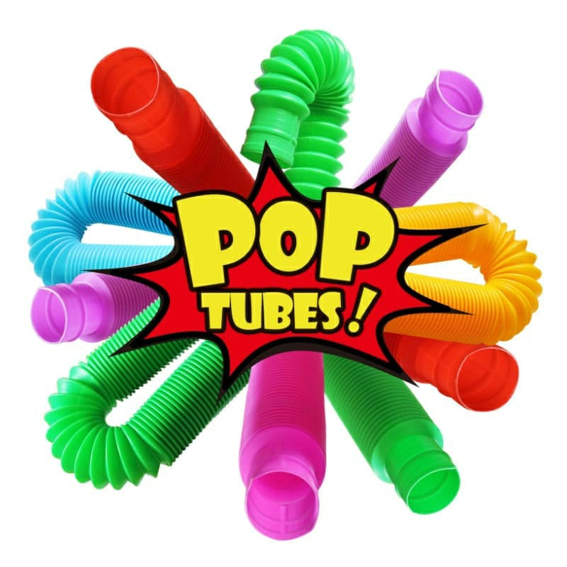 Mainan POP LIGHT LED | SELANG NYALA | PIPA NYALA FIDGET TUBES SENSORY TOYS