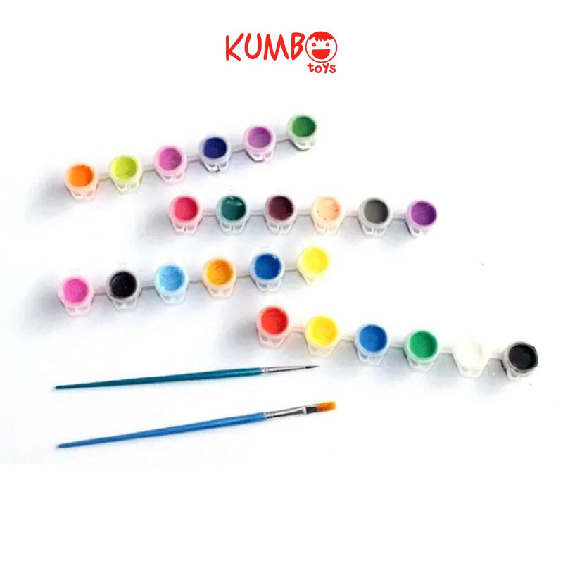 Mainan Edukasi Anak DIY Mewarnai dengan Cat Air Hampers Souvenir Ulang Tahun