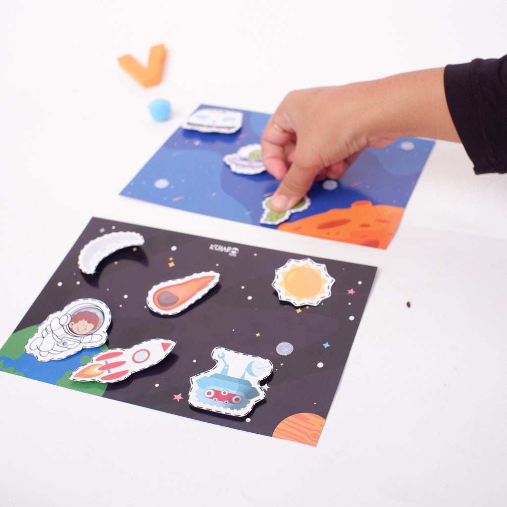 Mainan Edukasi Menggunting dan Menempel Cut and Paste