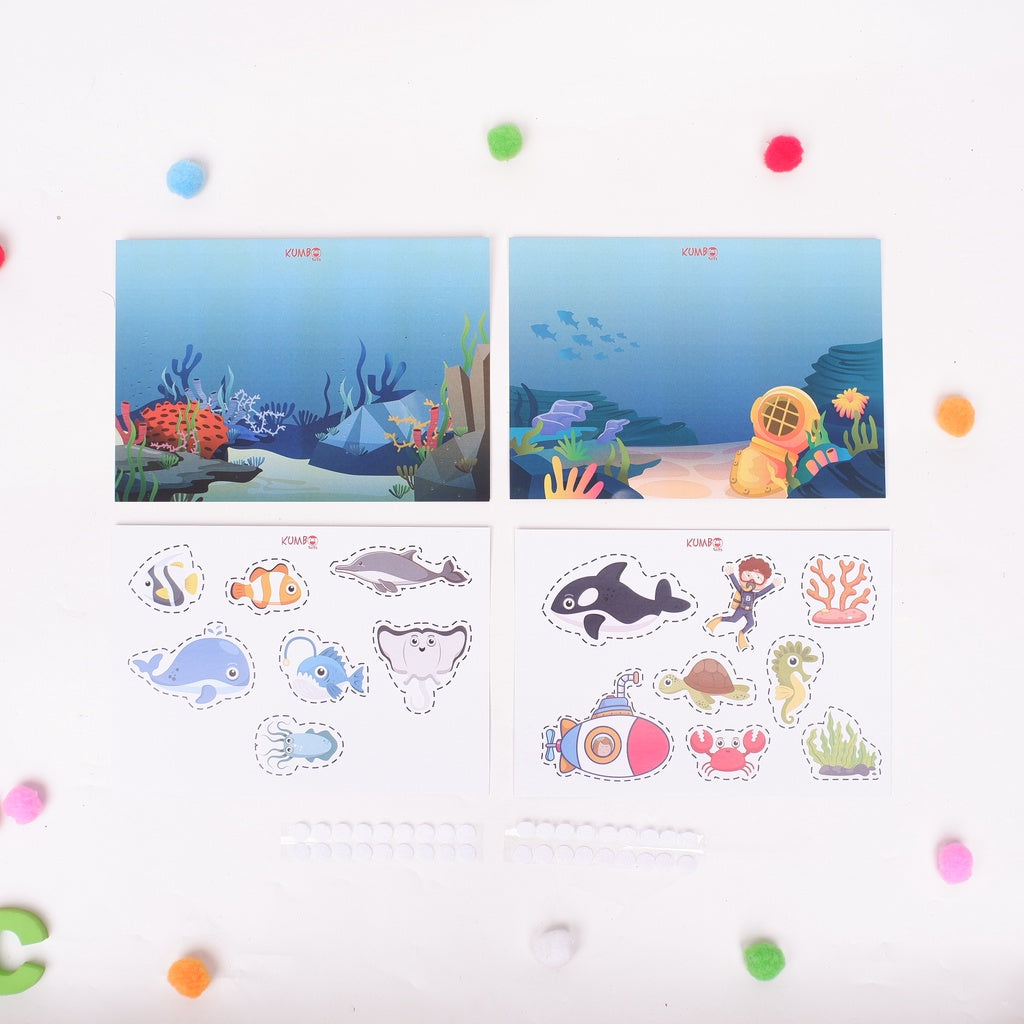 Mainan Edukasi Menggunting dan Menempel Cut and Paste