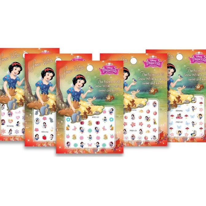 Stiker Kuku Anak Perempuan Karakter Sticker Nail Art Motif Princess Disney