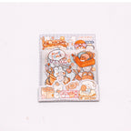 Sticker MOMO Transparant 20 Lembar Kartun Unik Bening Anti Air