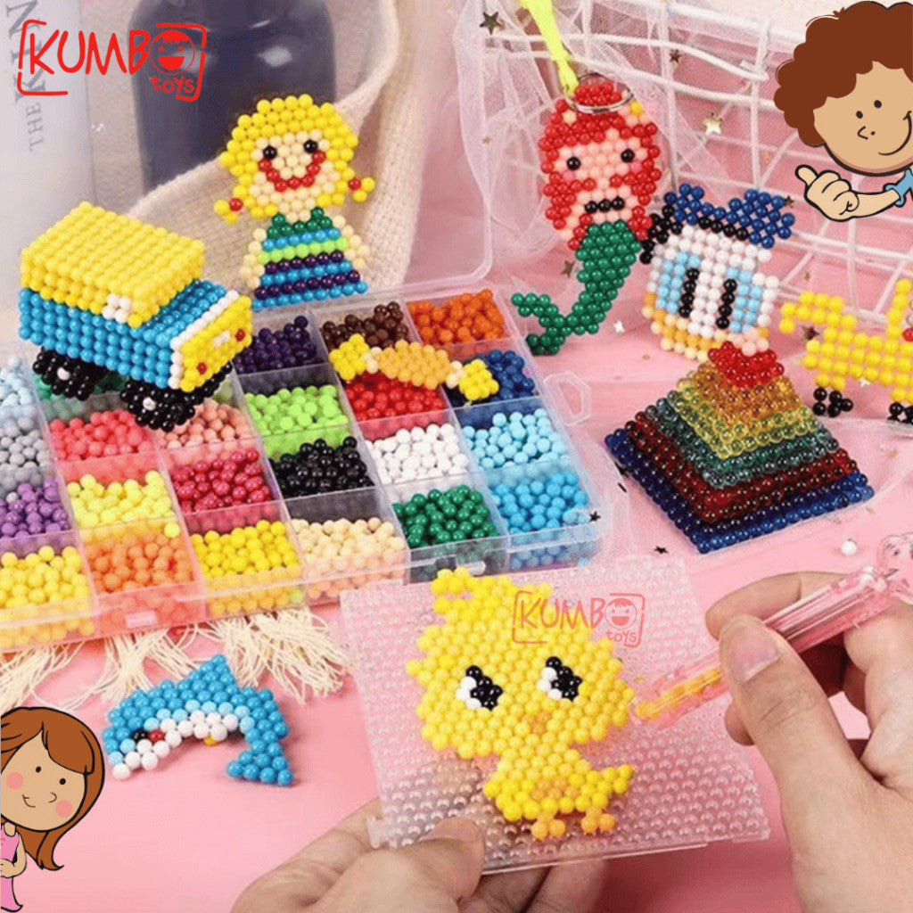 Mainan Edukasi Anak DIY Water Beads Set Magic Beads Mist Kerajinan Tangan