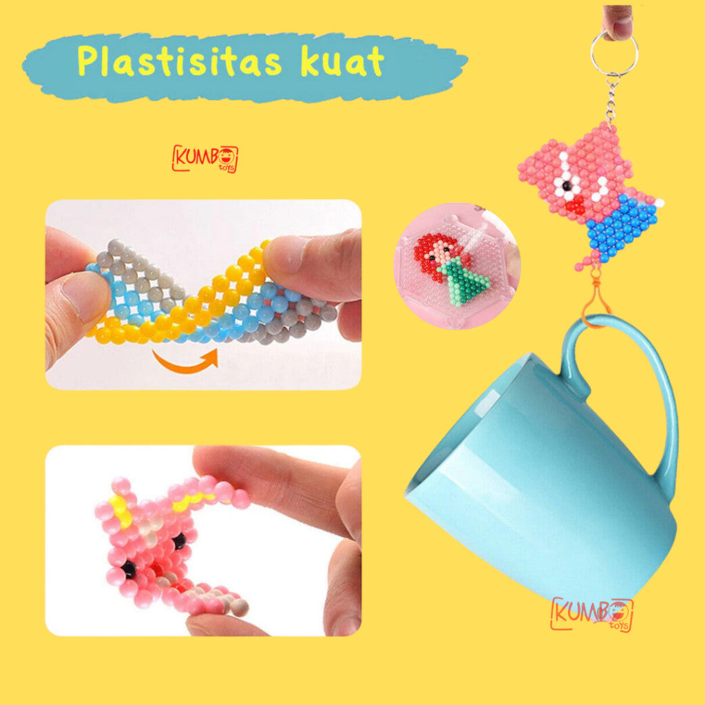 Mainan Edukasi Anak DIY Water Beads Set Magic Beads Mist Kerajinan Tangan