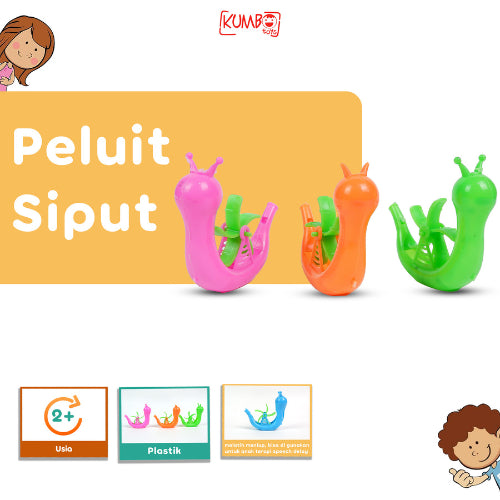 Mainan Edukasi Anak Speech Delay Peluit Siput