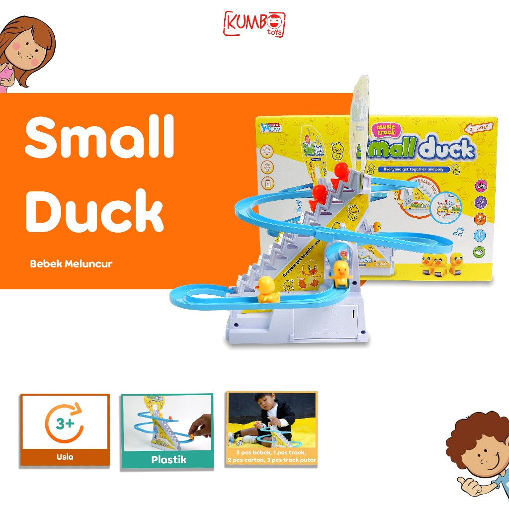 Mainan Anak Small Duck Track Bebek Meluncur