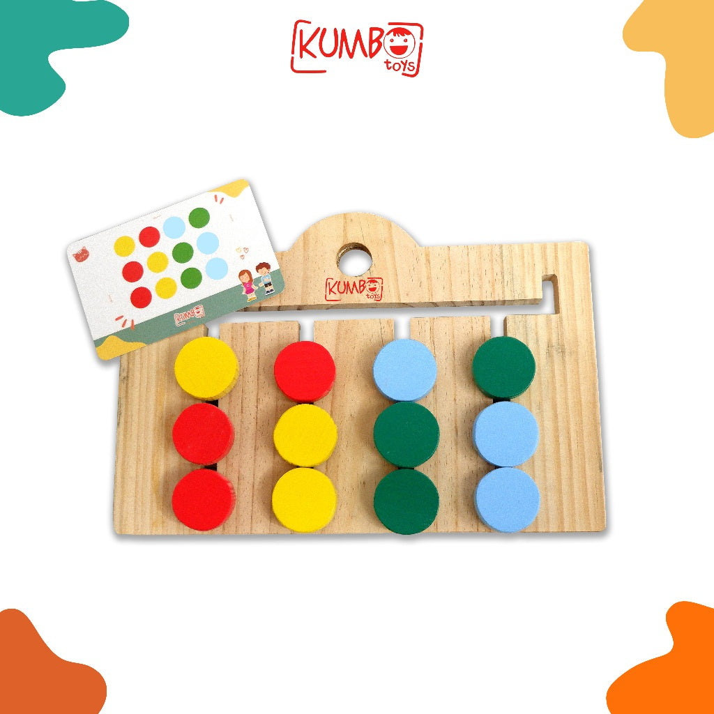 Mainan Edukasi Papan Kayu Anak Sorting Board Mainan Montessori/ Mainan Papan Edukasi Color And Sorting Shape