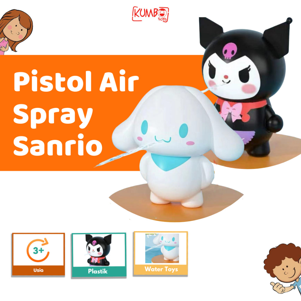 Mainan Anak Spray Water Toys Karakter SANRIO Air Spray