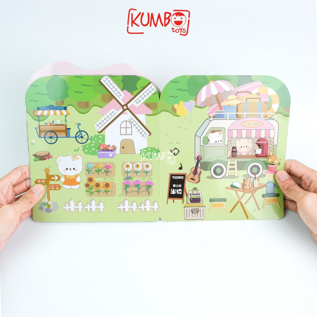 Mainan Edukasi Anak Sticker Book Tematik Theme Karakter