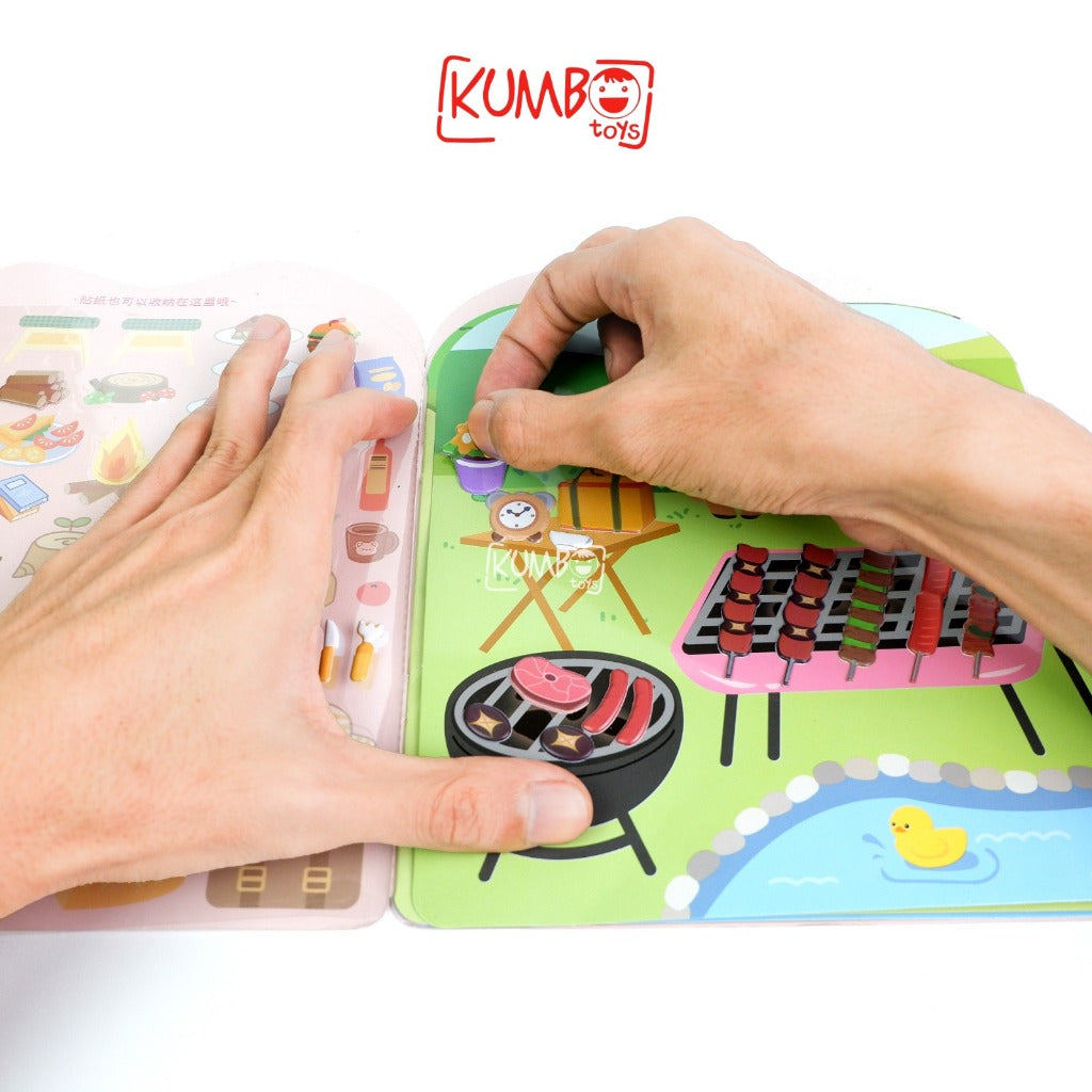 Mainan Edukasi Anak Sticker Book Tematik Theme Karakter