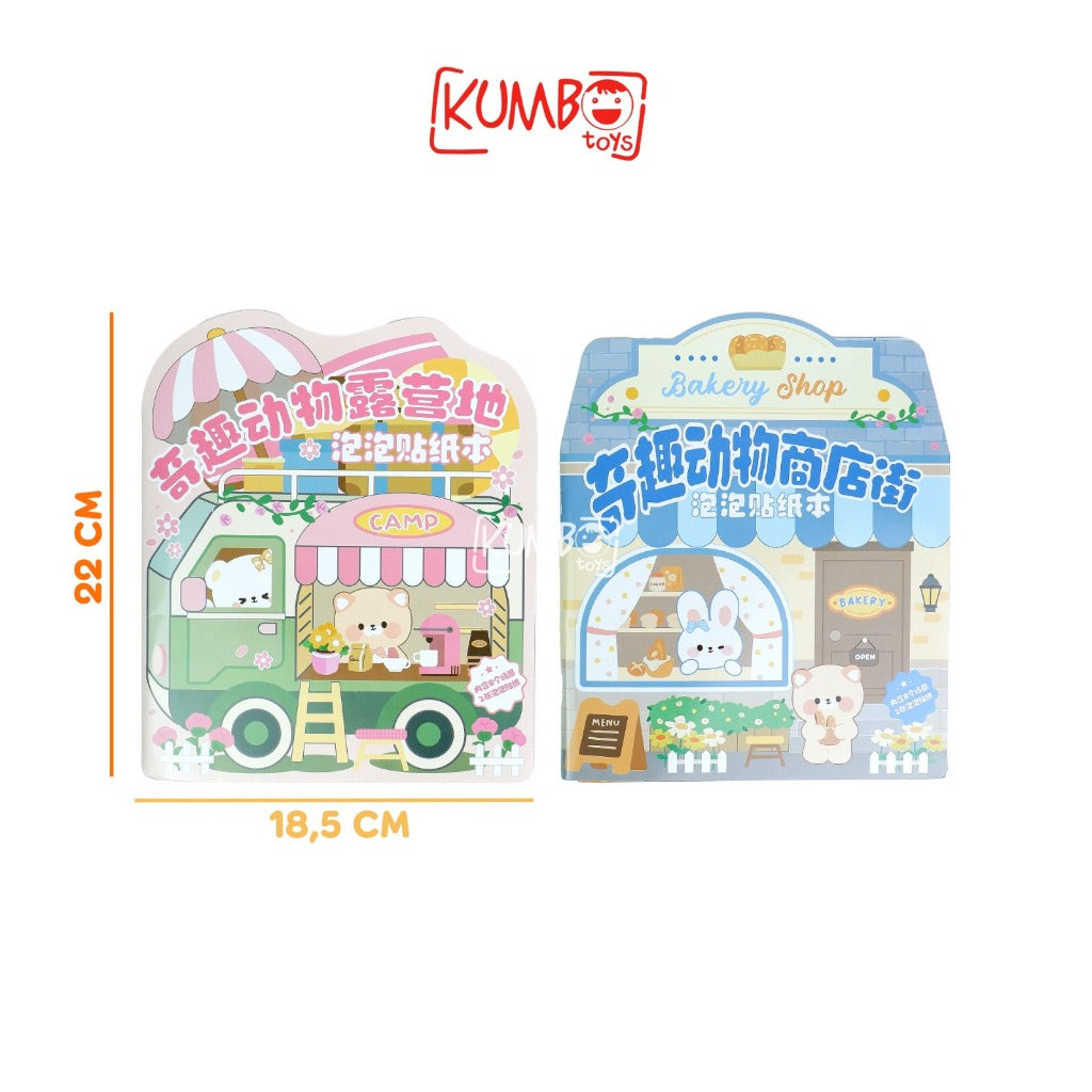 Mainan Edukasi Anak Sticker Book Tematik Theme Karakter