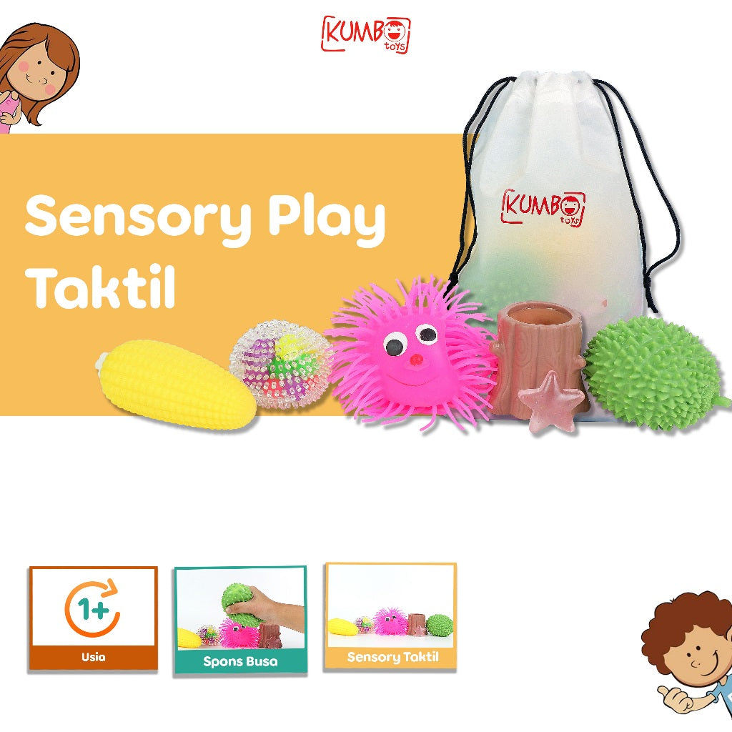Mainan Edukasi Anak Paket Sensori Play Taktil dan Propioseptif Set Stimulasi Taktil Anak Mainan Montessori