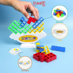 Mainan Tetris Tower Interaksi Anak Balance Tetra Tower Building Block