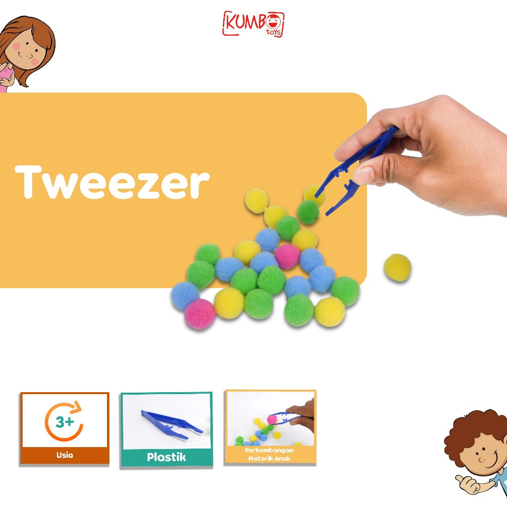 Tweezer Mainan Edukasi Montessori