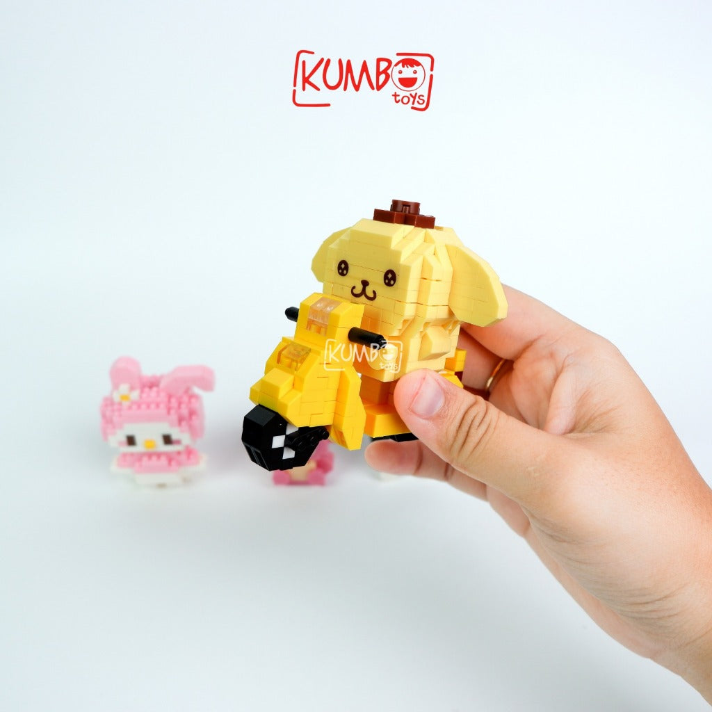 Mainan Bricks Karakter SANRIO 3D Puzzle Nano Bricks Vespa Non Vespa