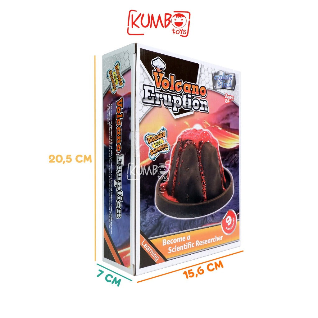 Mainan Edukasi Volcano Eruption Sains Eksperimen Letusan Gunung Berapi